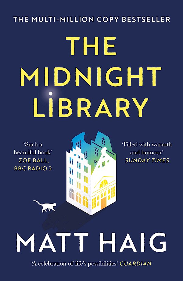 The Midnight Library by Matt Haig (Paperback ISBN 9781786892737) book cover