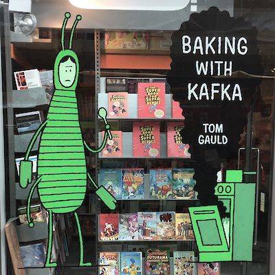Baking with Kafka window painting