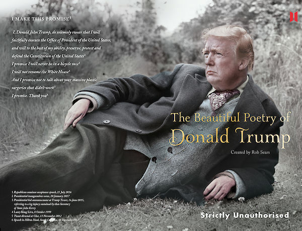 The Beautiful Poetry of Donald Trump cover spread