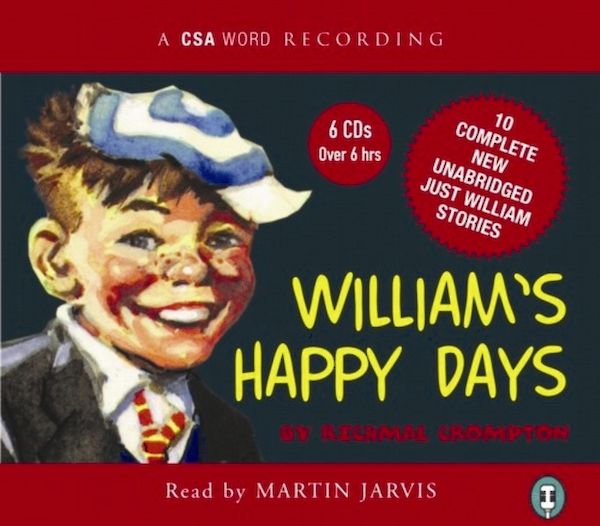 William's Happy Days by Richmal Crompton (CD-Audio ISBN 9781904605928) book cover