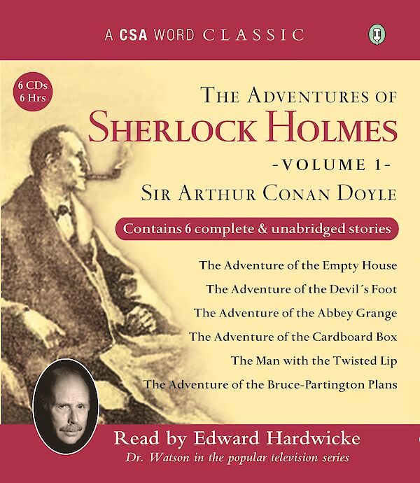 The Adventures Of Sherlock Holmes by Sir Arthur Conan Doyle (CD-Audio ISBN 9781906147327) book cover