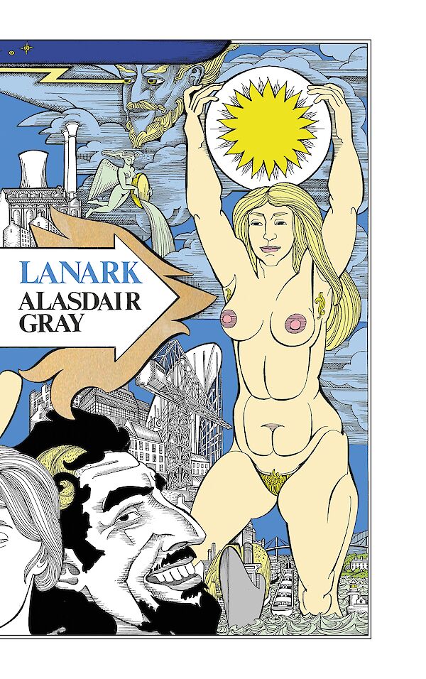 Lanark by Alasdair Gray (Hardback ISBN 9781838852900) book cover