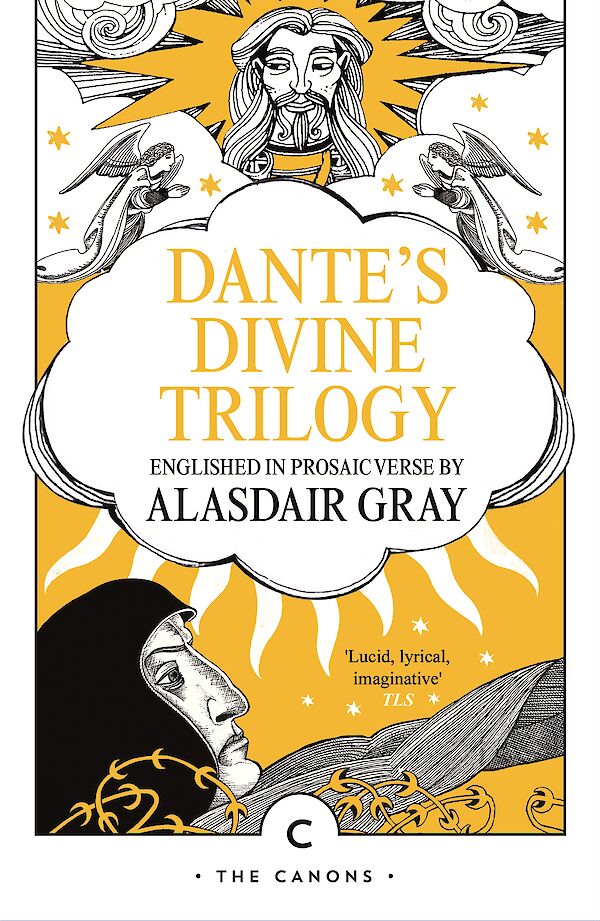 Dante's Divine Trilogy by Alasdair Gray, Dante Alighieri (Paperback ISBN 9781786897022) book cover