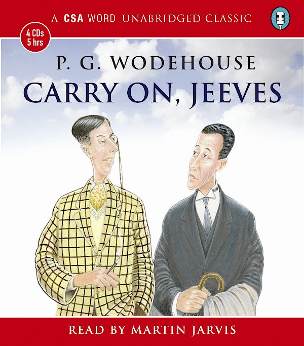 Carry On Jeeves by P.G. Wodehouse (CD-Audio ISBN 9781904605188) book cover