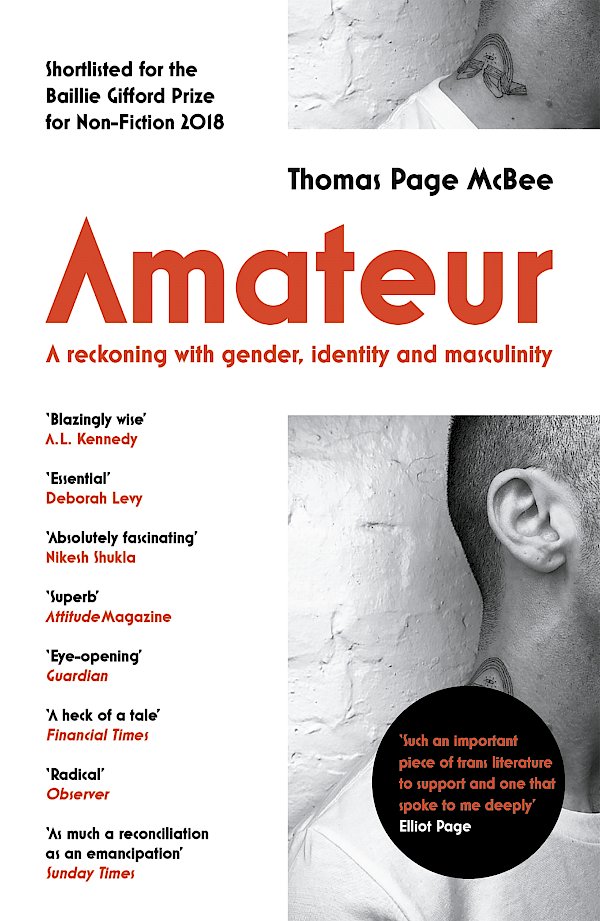 Amateur by Thomas Page McBee (Paperback ISBN 9781786891006) book cover
