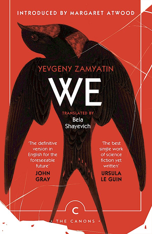 We by Yevgeny Zamyatin (Paperback ISBN 9781838852368) book cover