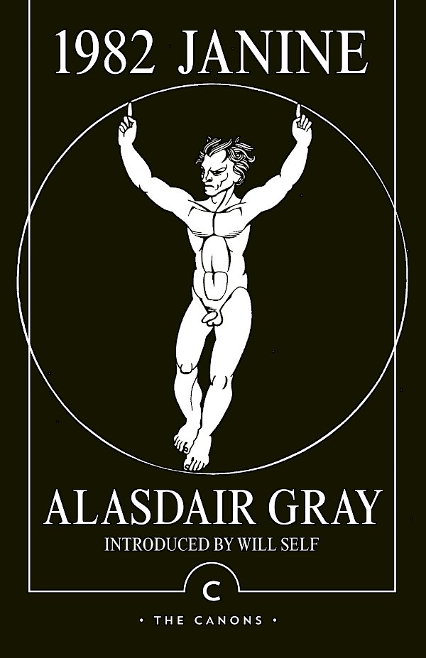 1982, Janine by Alasdair Gray (Paperback ISBN 9781786893963) book cover