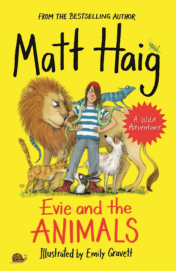Evie and the Animals by Matt Haig (Paperback ISBN 9781786894311) book cover