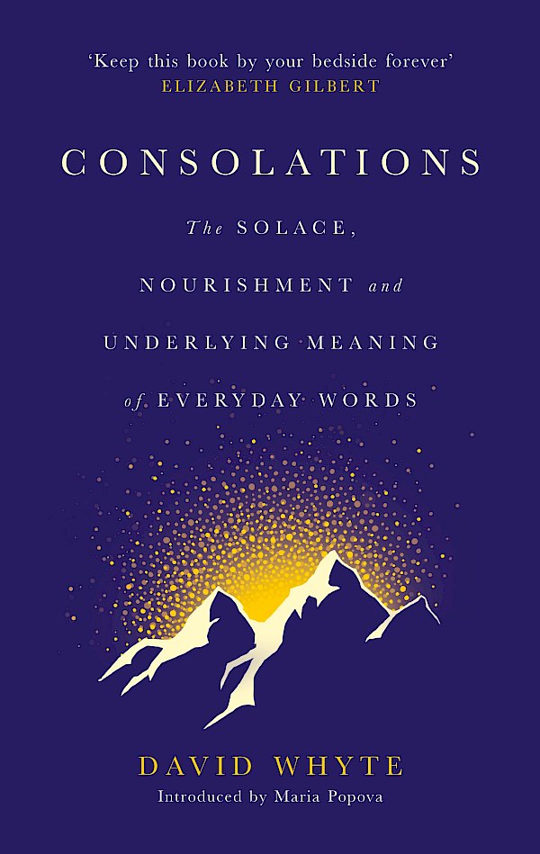 Consolations by David Whyte (Hardback ISBN 9781786897633) book cover