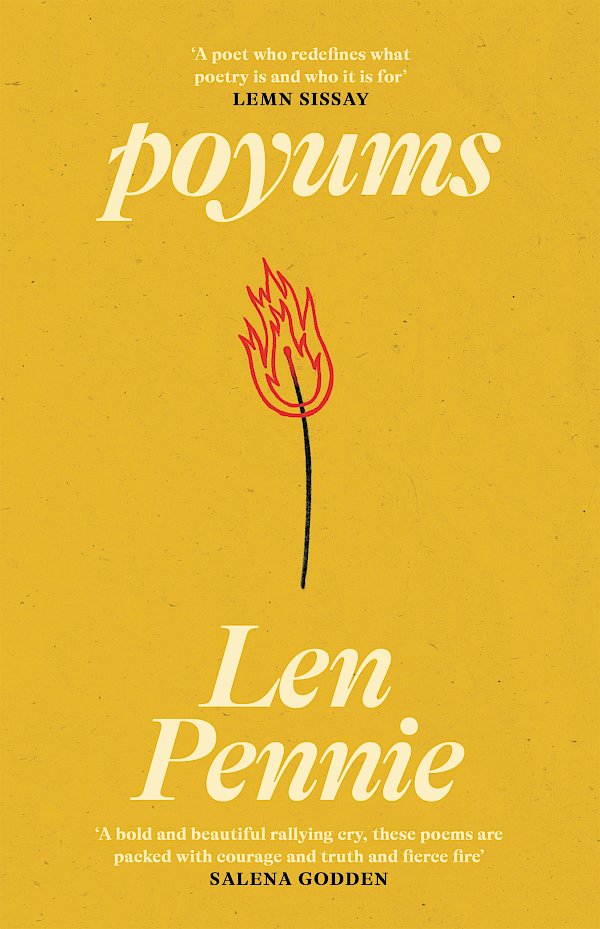 poyums by Len Pennie (Hardback ISBN 9781805301387) book cover