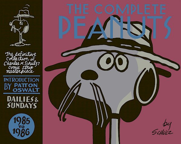 The Complete Peanuts 1985-1986 by Charles M. Schulz (Hardback ISBN 9781782115151) book cover